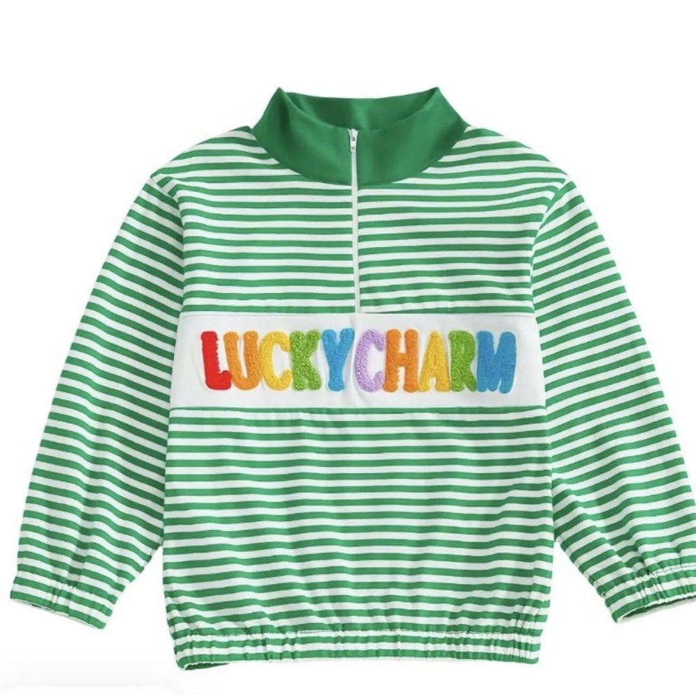 Boutique Toddler Boy  Pullover Quarter Zip